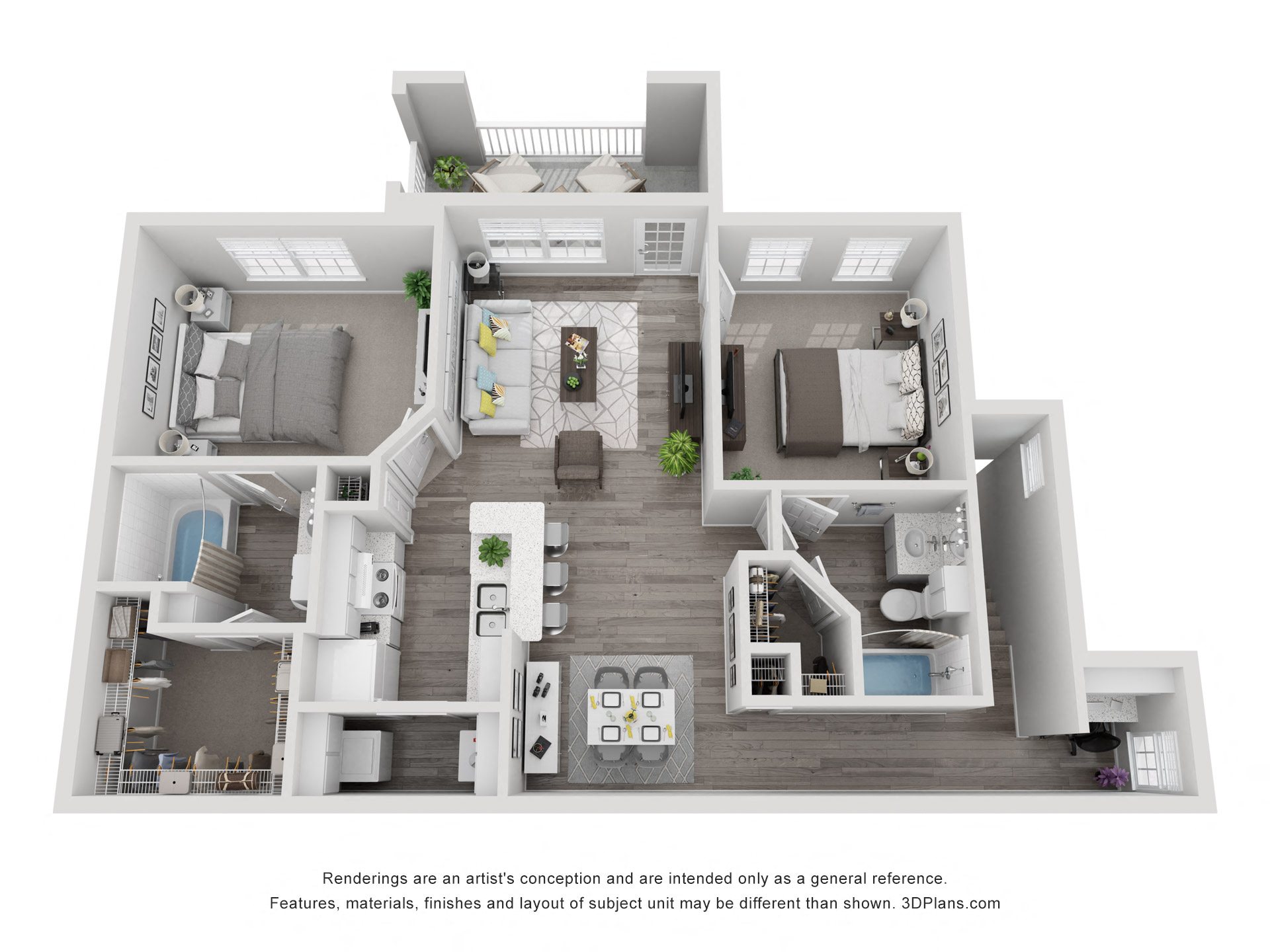 Floor plan layout diagram for Chestnut